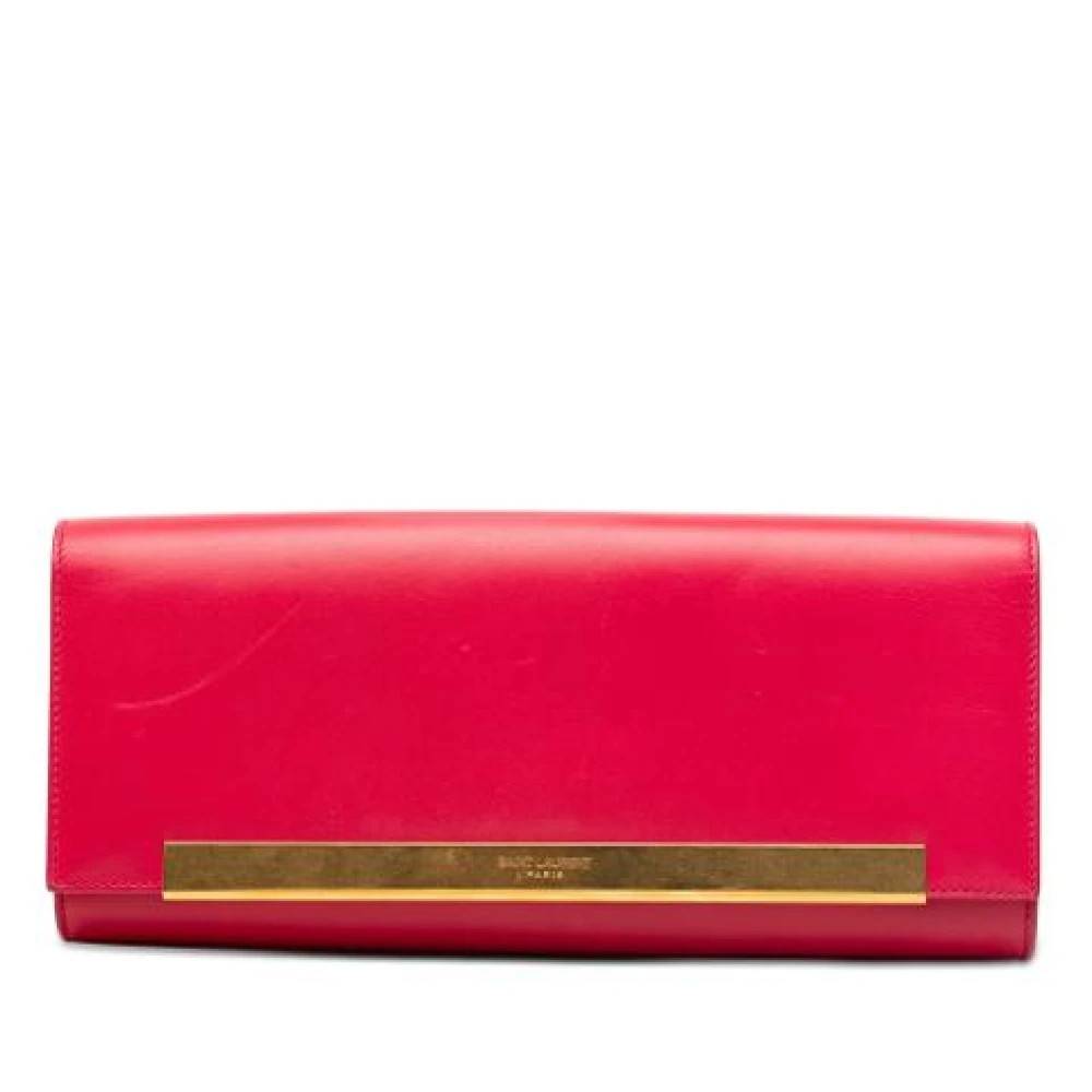 Yves Saint Laurent Vintage - Pre-owned Leather Clutch Vintage - Dam - ONE Size - Läder