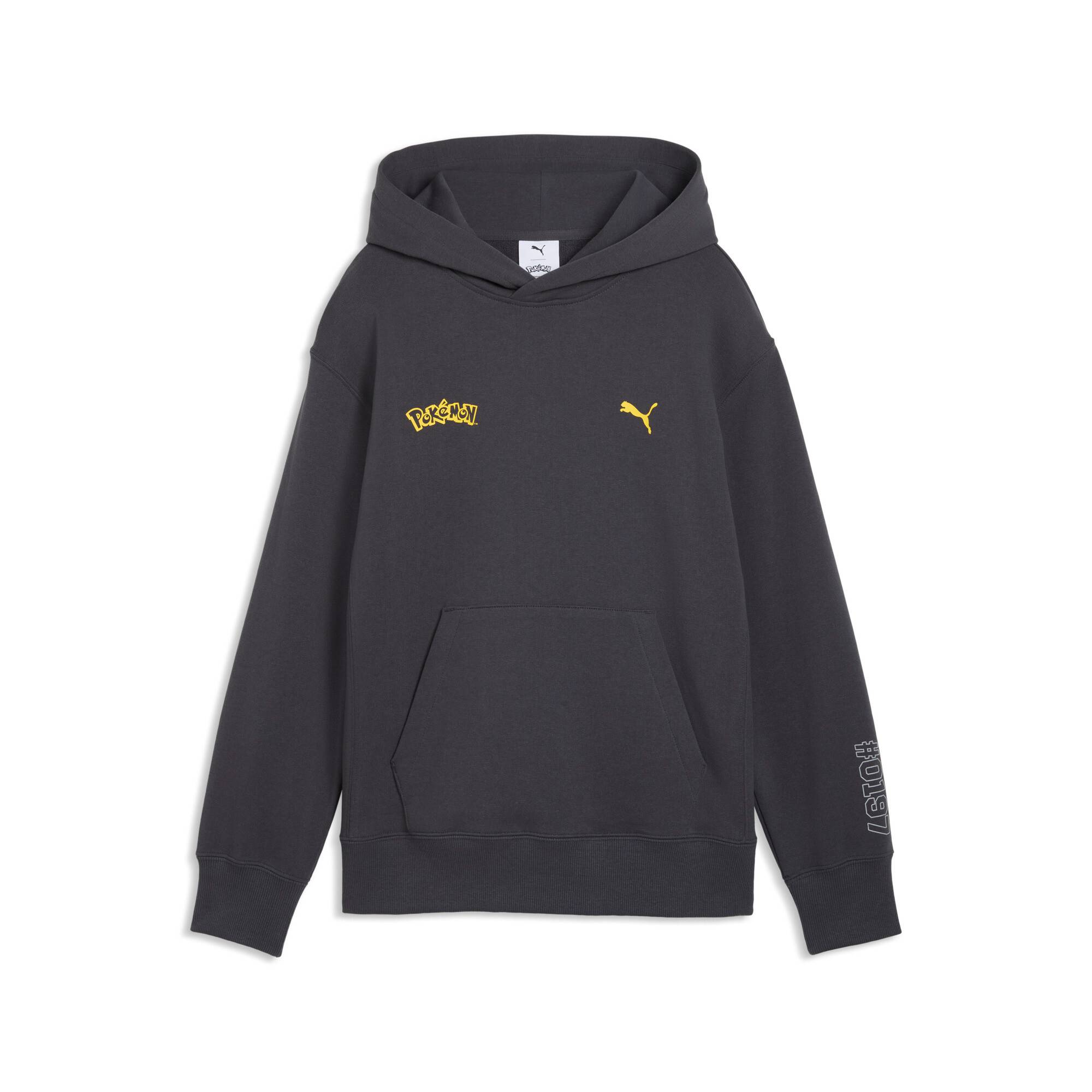PUMA x POKÉMON Relaxed Graphic Hoodie Youth, Sweatshirts, Strongray, 13-14Y