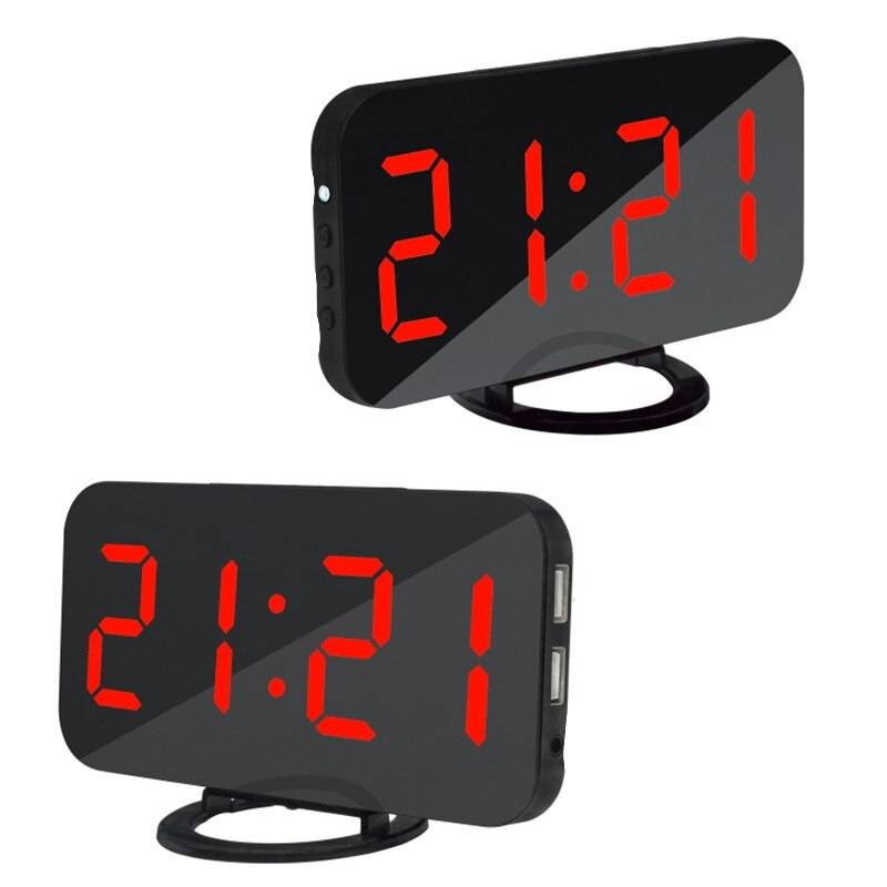 Digitalt Bordsur med USB Laddare - 002