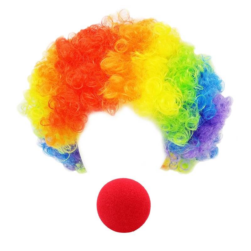 Clown Accessories Funny Wig Halloween Cosplay Stage Props