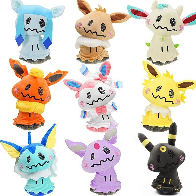 Mimikyu Cos Umbreon Jolteon Vaporeon Flareon Sylveon Eevee Espeon Leafeon Glaceon Gosedjur Docka Gosedjur 8tum