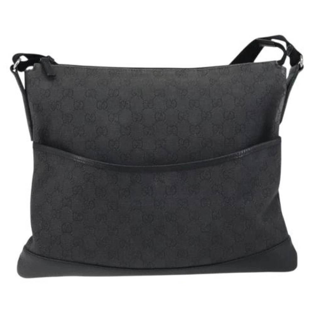 Gucci Vintage Pre-owned Zip messenger bag - Vintage - unisex - Sort - ONE SIZE - Uld