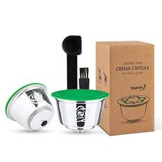 I Cafilas für 2 Stück Dolce Gusto Wiederverwendbare Kapseln, Kaffeekapseln aus Edelstahl Wiederverwendbar für Dolce Gusto