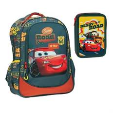 Disney Cars McQueen skoletaske og penalhus