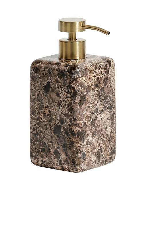 The Favorites MARMOR-SEIFEN- UND LOTION-SPENDER MARBLE SOAP AND LOTION DISPENSER in Brown.