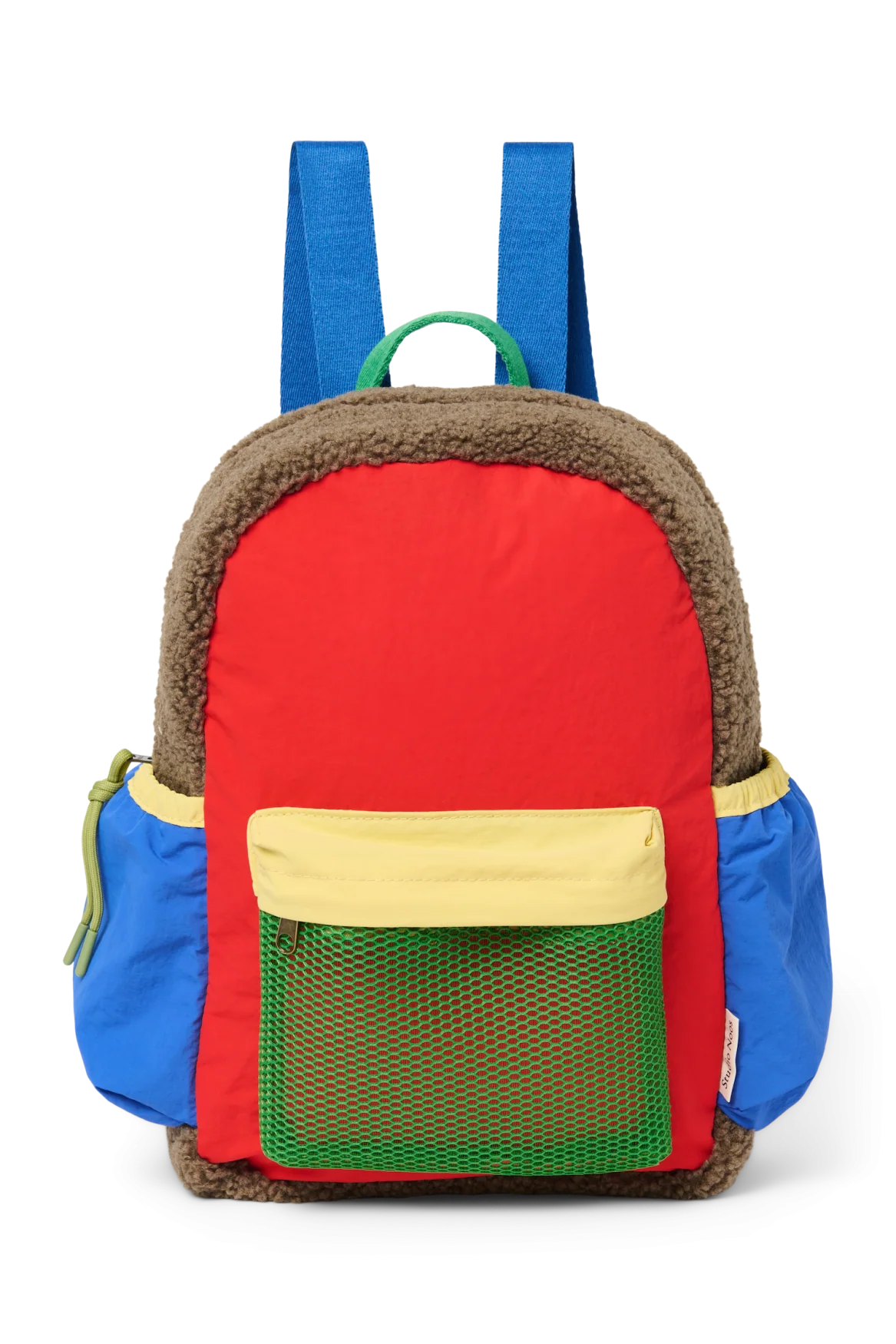 Studio Noos | Fiery Red Patchwork midi backpack