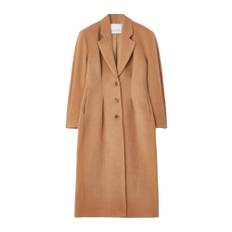 dagmar, Kappa, Dam, L, Polyester, Stilren Kappa med Skärp - brown (L)