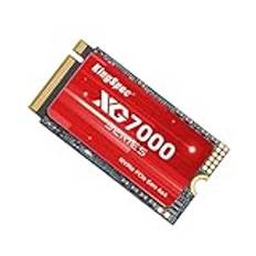 KingSpec 1TB PCIe 4.0 M.2 2242 SSD – Läsningshastighet upp till 7200MB/s, intern NVMe SSD med 3D NAND Flash, för laptop & stationär dator (1TB)