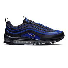 Nike Air Max 97 Black Metallic Gold Hyper Royal White - UK 9 / Black