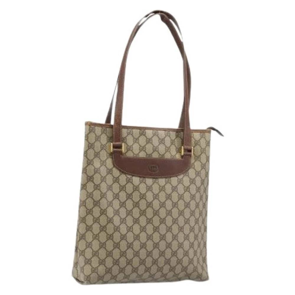 Gucci Vintage - Pre-owned Vintage GG Tote Bag Vintage - Dam - ONE Size - Läder