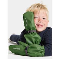 Didriksons Pileglove Fodrade Regnvantar, Algae Green, 6 år