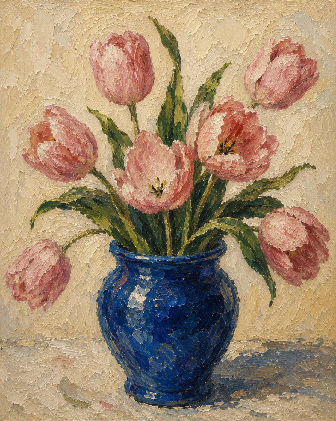 Pink Tulips Canvas - 20x30