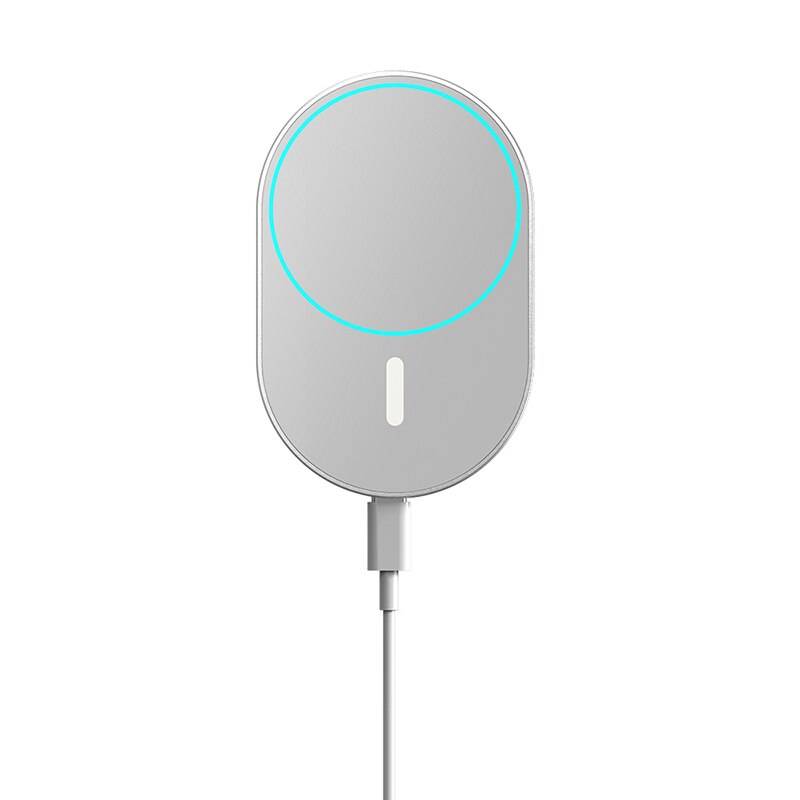 15w trådlös bil magsafe laddare telefon bilhållare för iphone 12 pro max 12 mini airvent mount magnet adsorberbar telefon bilhållare - Bil magnetisk laddare