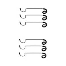 POPETPOP 2 Set Campingljus Stolp Krok Camping Utrustning Camping Ljus Krokar Ljus Stolpe Krokar Tält Lamp Krokar Träd Gren Krok Tält Lamp Hängare Camping Krokar Utomhus Pryl Metall 3st*2