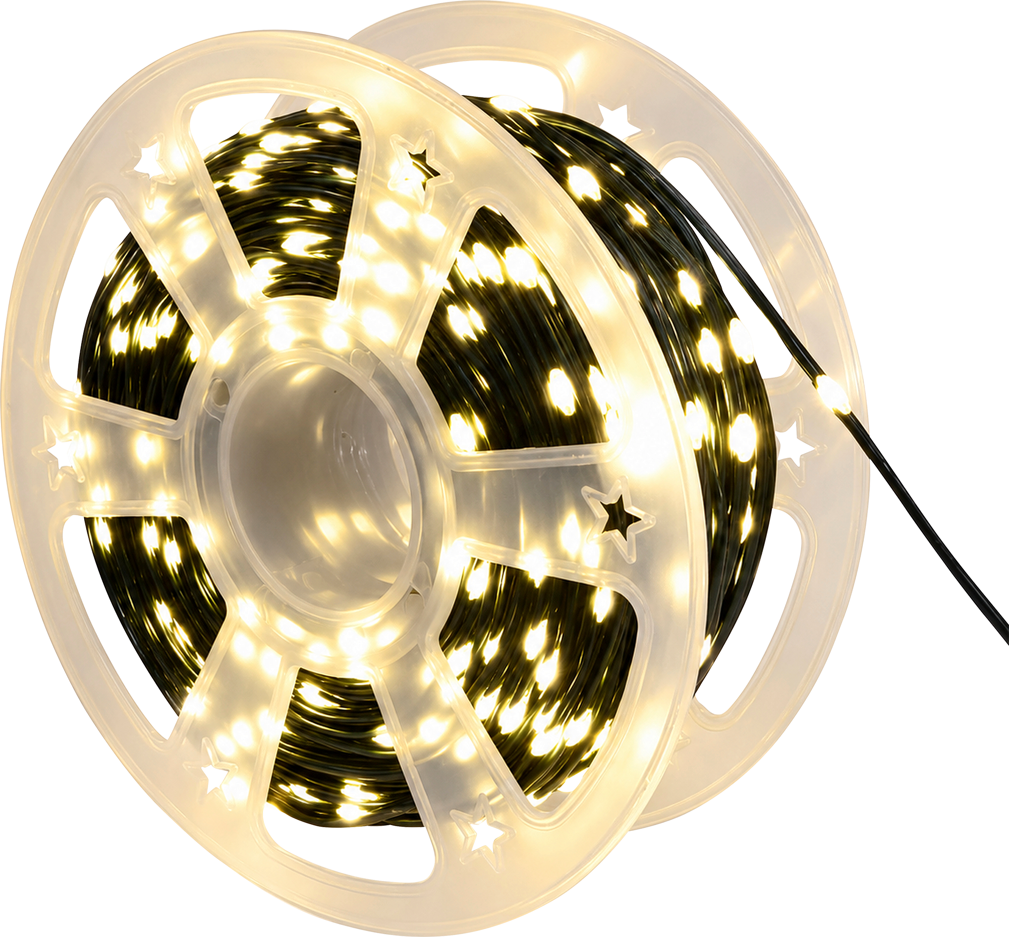Dga lyskæde med 2000 led grøn 9995cmip44, 5 m lead cable