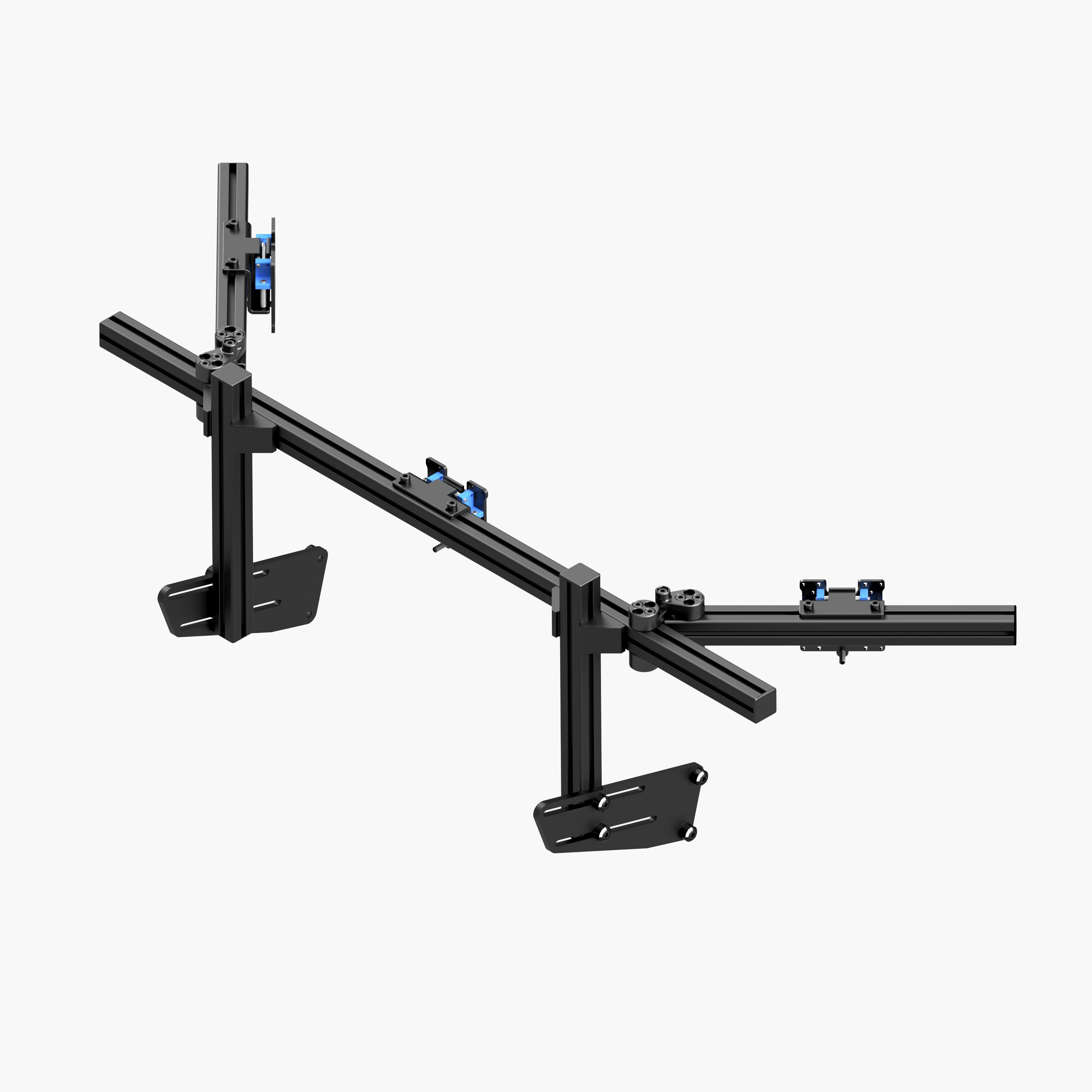 Sim-Lab Simracing Monitorstativ GT1 med Vario™ system Trippel
