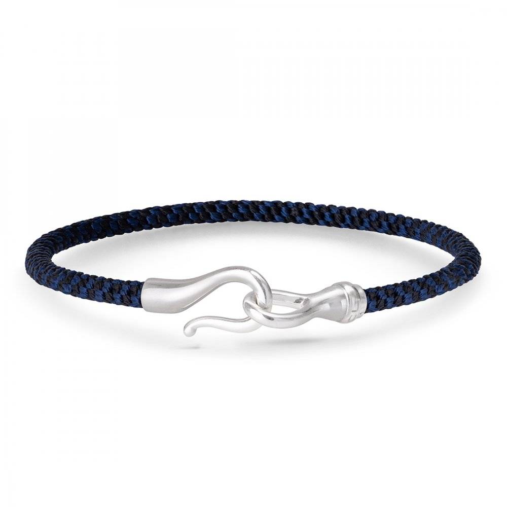 Life Bracelet Midnight Silver Herr