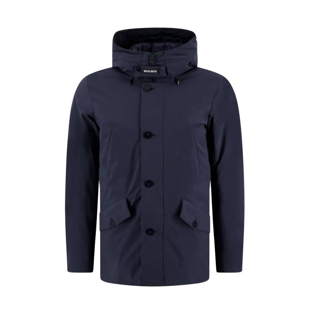 Woolrich Arctic Parka Melton Blå - Jakker - Herre - Blå - S -