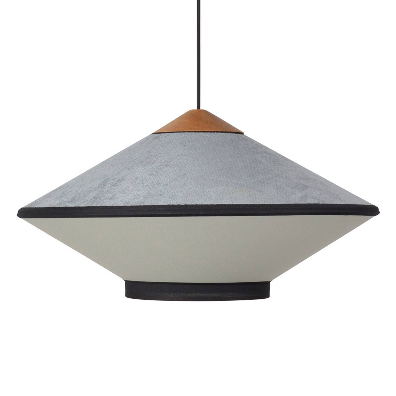 Forestier Design pendellampa Cymbal S, dimbar, Blå, Vardagsrum / matsal, Textil / tyger / siden, Design, Pendellampa