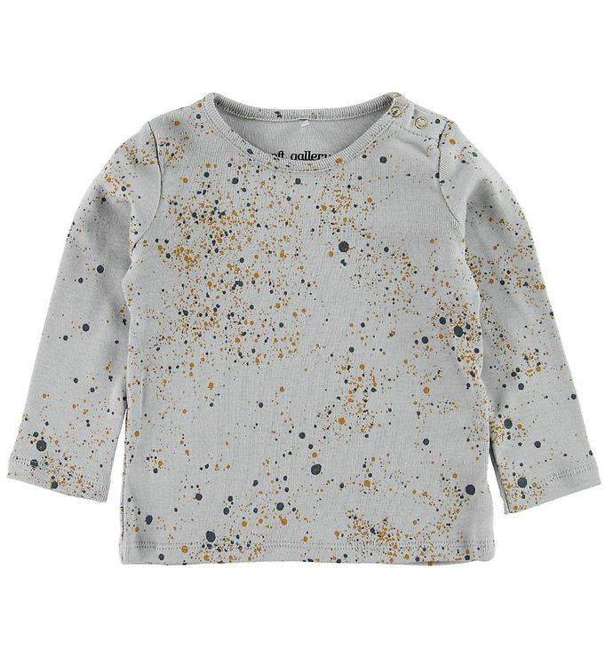 Soft Gallery Bluse - Bella - Mini Splash - Blå - Soft Gallery - 6 mdr - Bluse