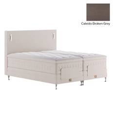 Mattsons Beds Lotus Ställbar Säng 105x210 Grå - Caleido Broken Grey (105x210)