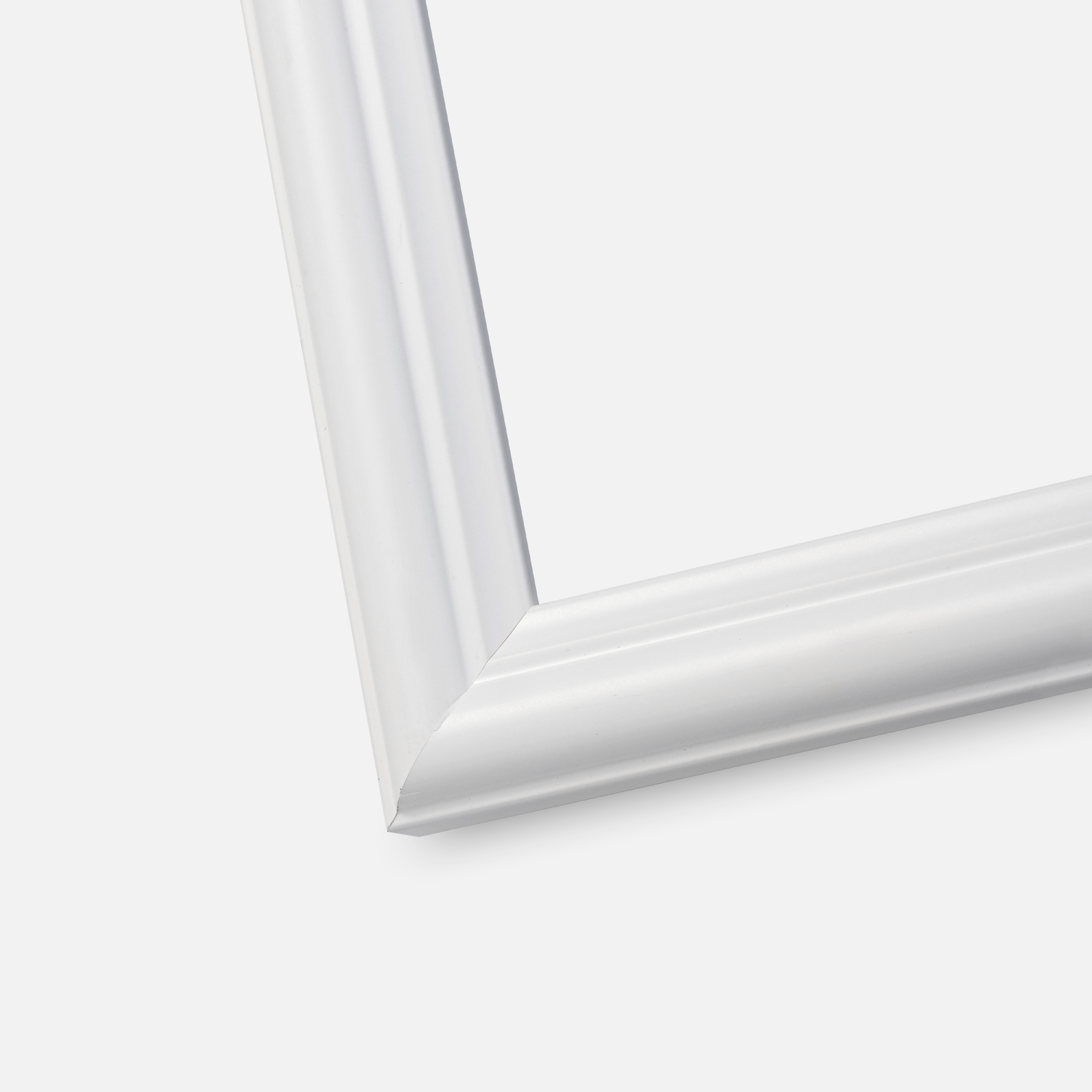 Ram Siljan Vit 70x100 cm - Passepartout Vit 24x36 inches