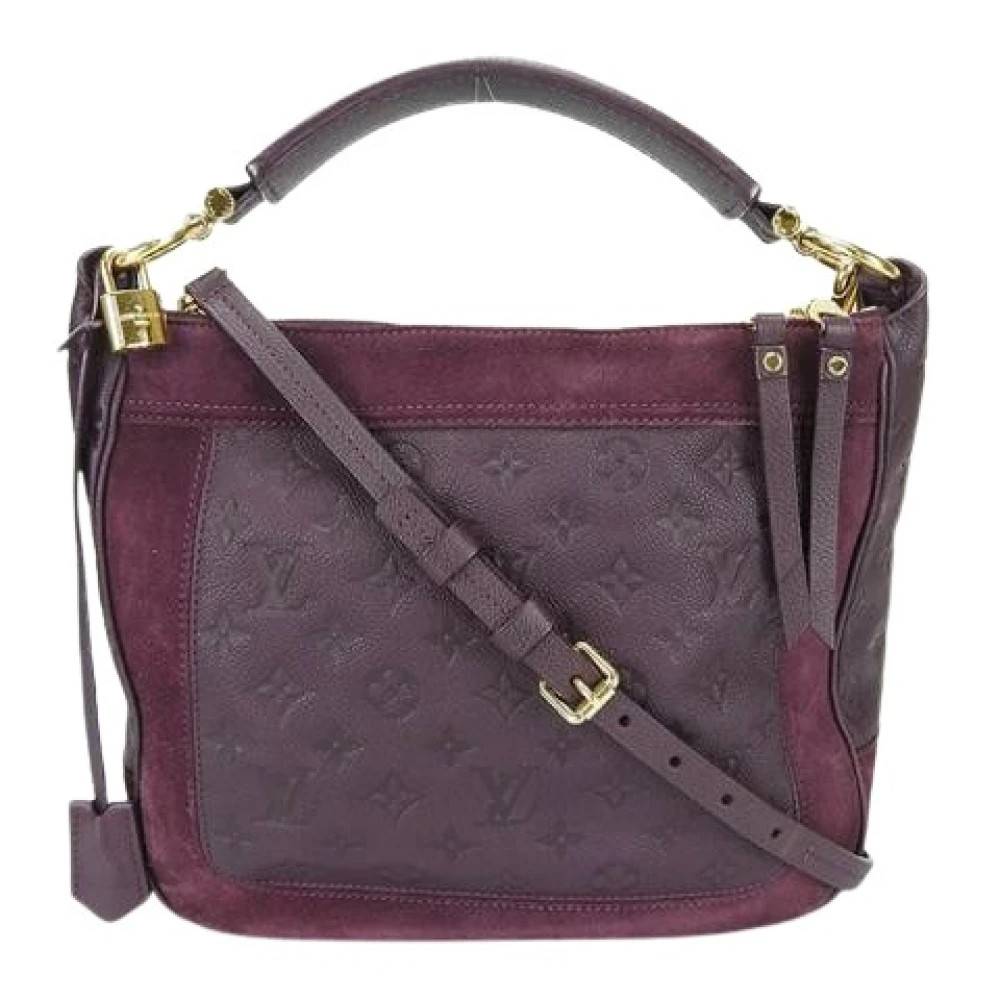 Louis Vuitton Vintage Pre-owned Vintage Canvas Skuldertaske - Vintage - Dame - Lilla - ONE SIZE - Uld