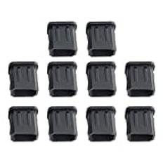 Ceprznvey Tail Plugs, Hockey Stick End Protectors, Hockey Tape Protectors, Ice Hockey Tubing Plug Caps, 10-Pack Gummi Ice Hockey Tubing Plug Caps för att förhindra skador och förbättra hållbarheten