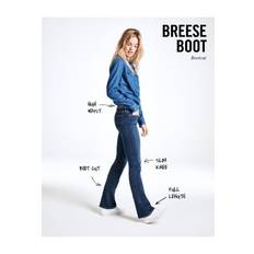 LEE BREESE BOOTCUT SORT FLØJL