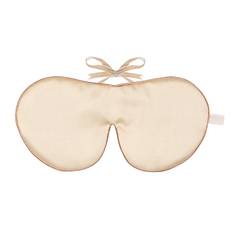 Classic Silk Lavender Eye Mask (Cream)