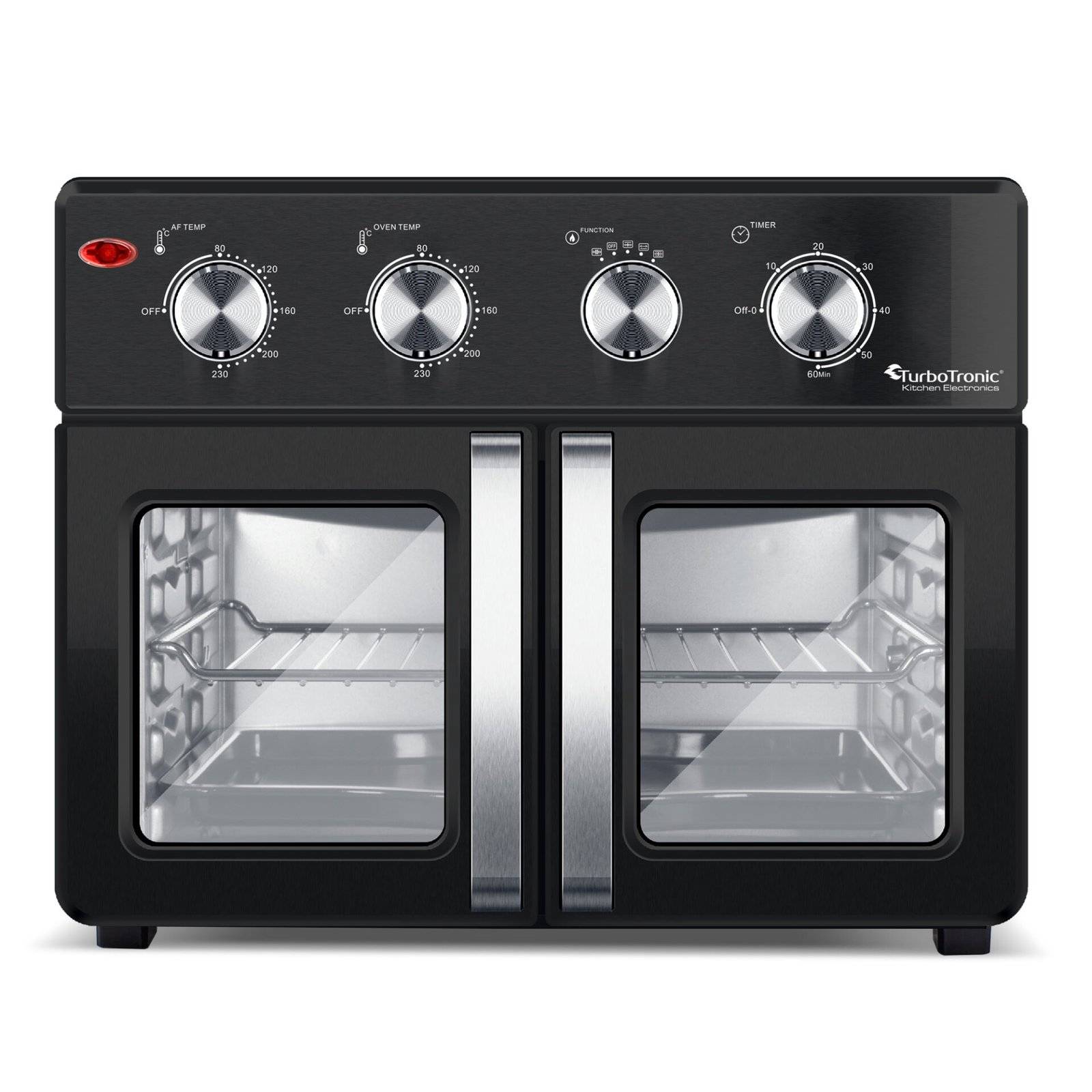 TurboTronic AF32MFD Airfryer XXL och Ugn – Dubbel dörr – 32 liter – Svart