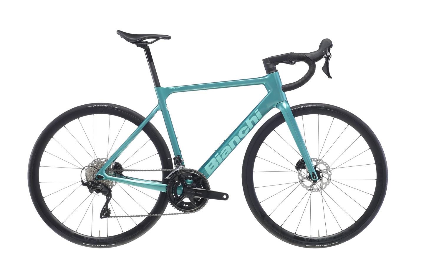 Bianchi Sprint Disc Racercykel Celeste Metallic/CK16 Glossy, Str. 61 - Matt Turkis (61)