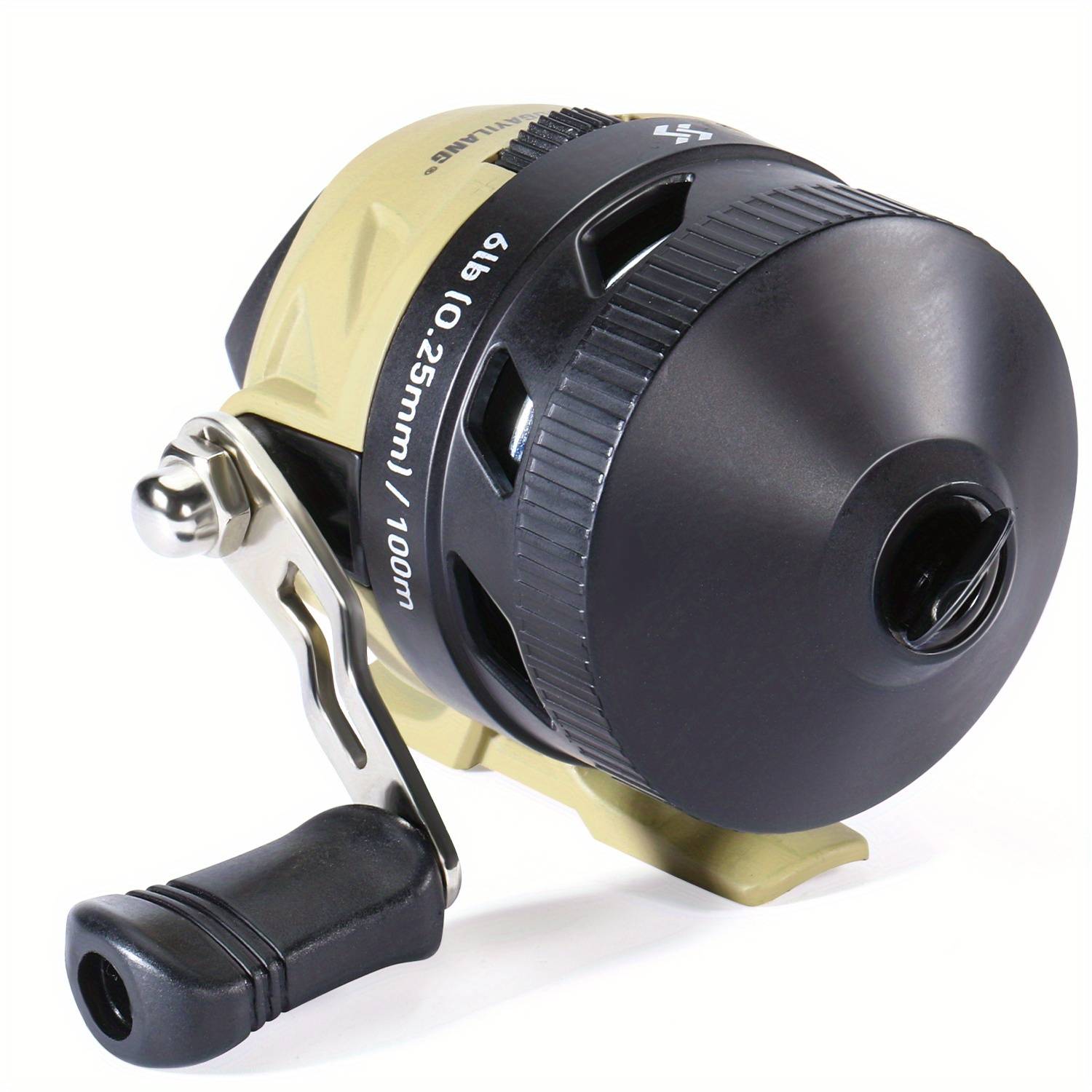 Sougayilang Easy-to-operate Fishing Reel With Pre- Line, 3.4:1 Gear Ratio, Suitable For Freshwater