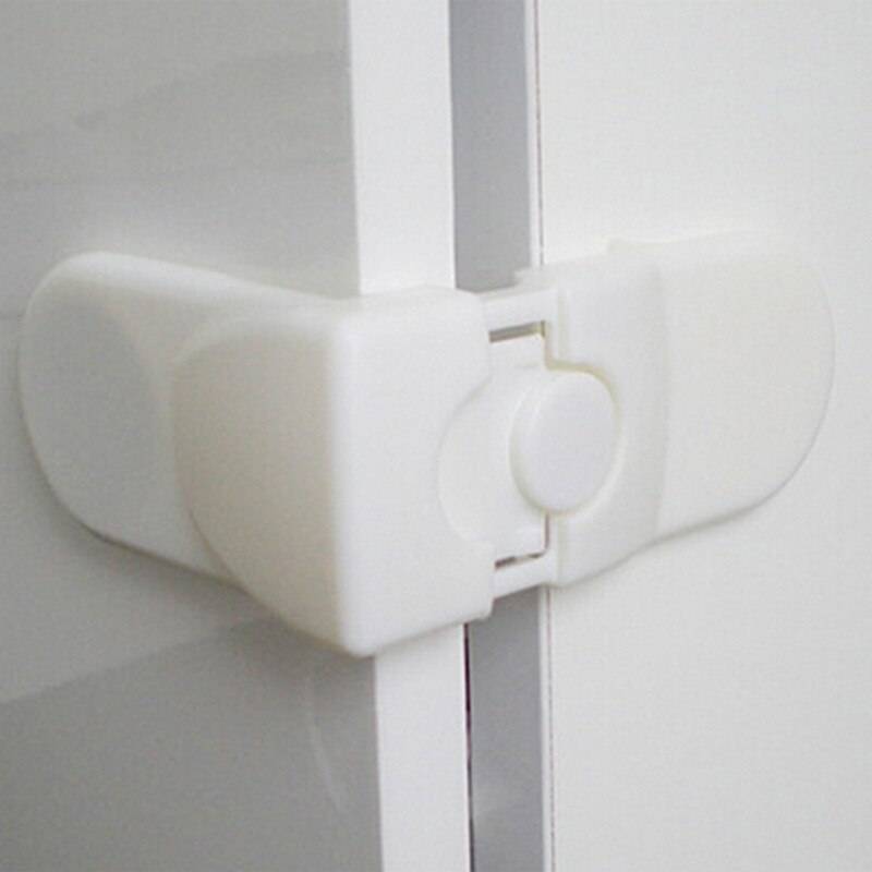 Barn babysäkerhet skjutfönsterlås för push-pull dörr barnsäkerhet barnlås barnsäkra lås enkelt - 10