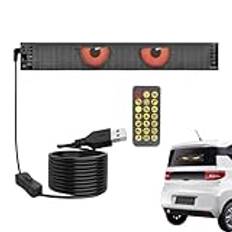 Smart LED -bilbelysning - RGB Waterproof Eyes Light, Programmerbar Flex Display | Anpassningsbara roliga ögonljusskyltar för bilar, butiker, hotell, barer, fordons LED -belysningsdekoration