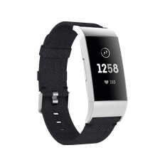 Fitbit Charge 3/4 Canvas rem - Sort