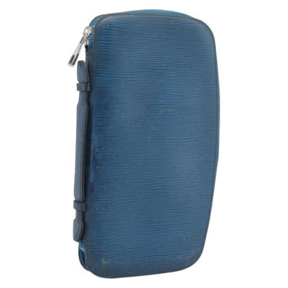 Louis Vuitton Vintage Pre-owned Epi Clutch Taske - Vintage - Dame - Blå - ONE SIZE - Læder