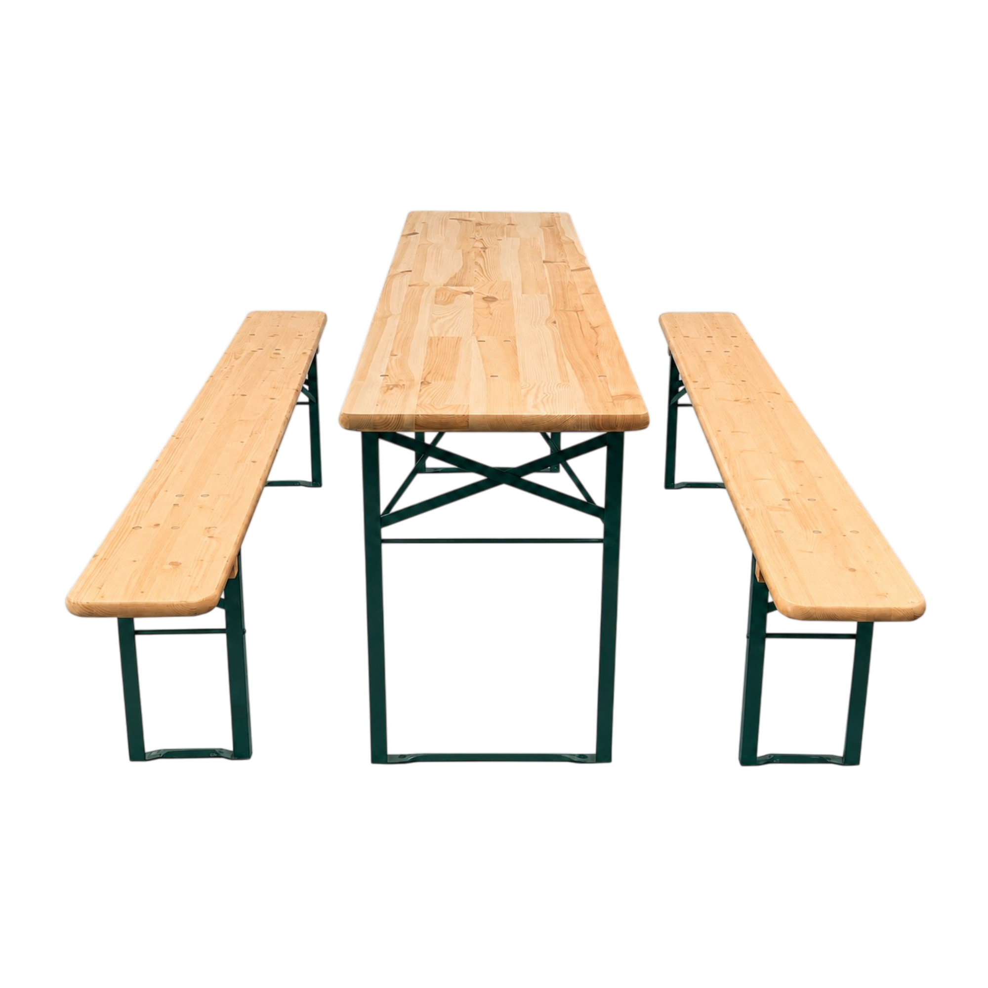 Standard bord-/bænkesæt 220x50cm Naturfarvet.