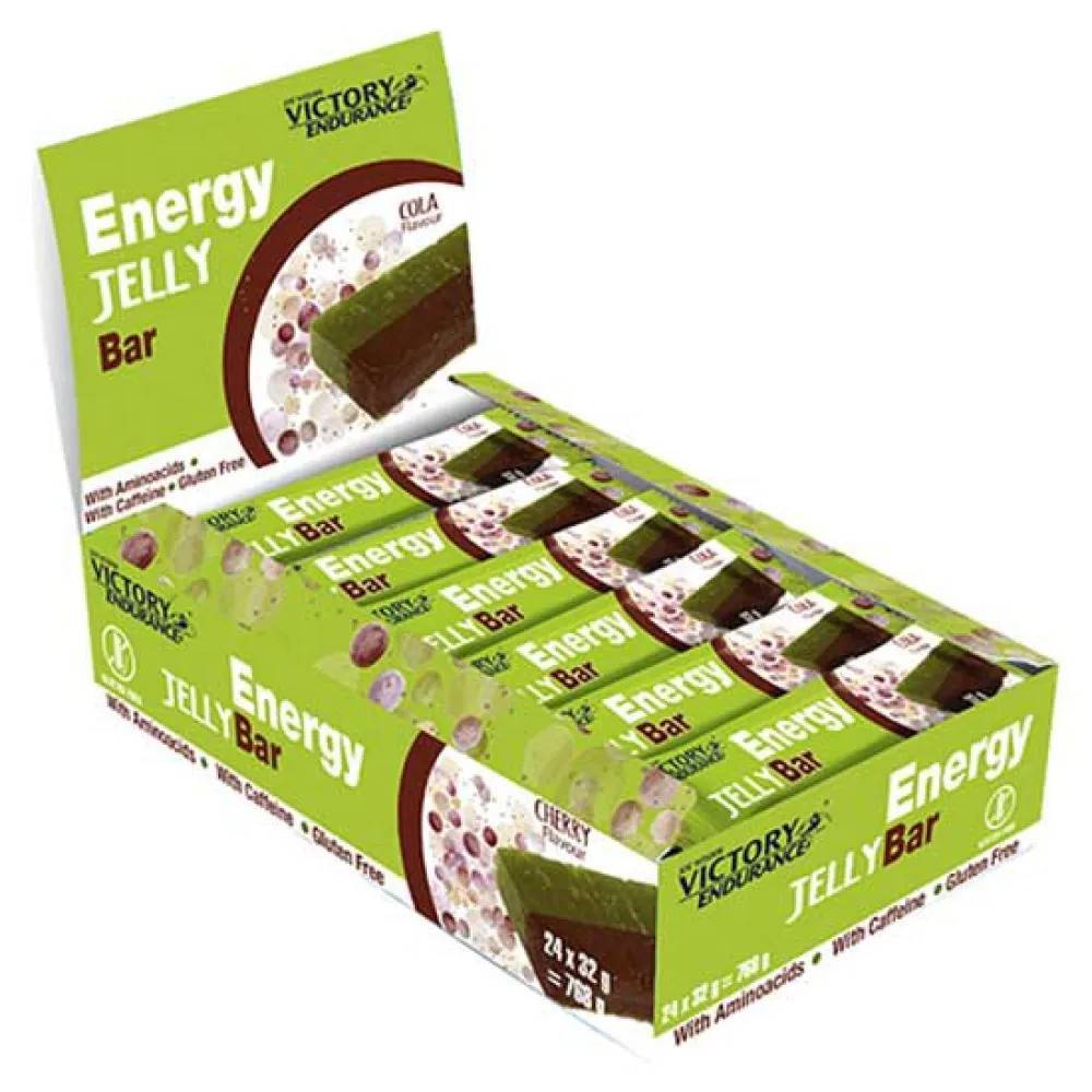 Victory Endurance Kasse Med Energibarer Med Gelé Cola 32g 24 Enheder