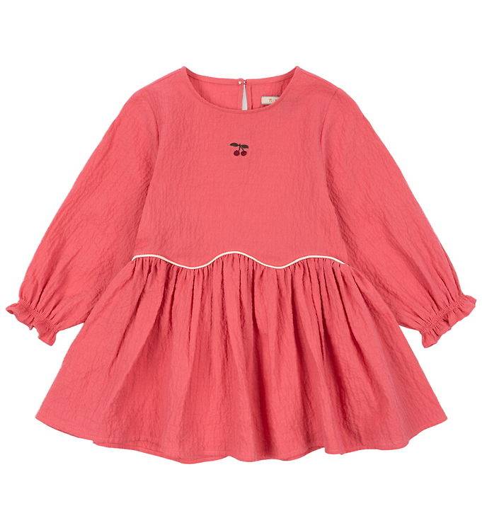 Konges Sløjd Kjole - Ava - Sun Kissed Coral - Konges Sløjd - 1 år (80) - Kjole