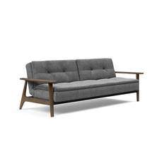 Innovation Dublexo Sovesofa (563 Twist Charcoal, Frej Smoked Oak)