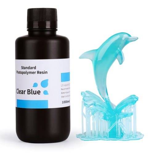 Elegoo Standard Resin - Clear Blue - 1kg.