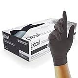 UNICARE 2501A PF nitrilhandskar, svart, XS, set med 100