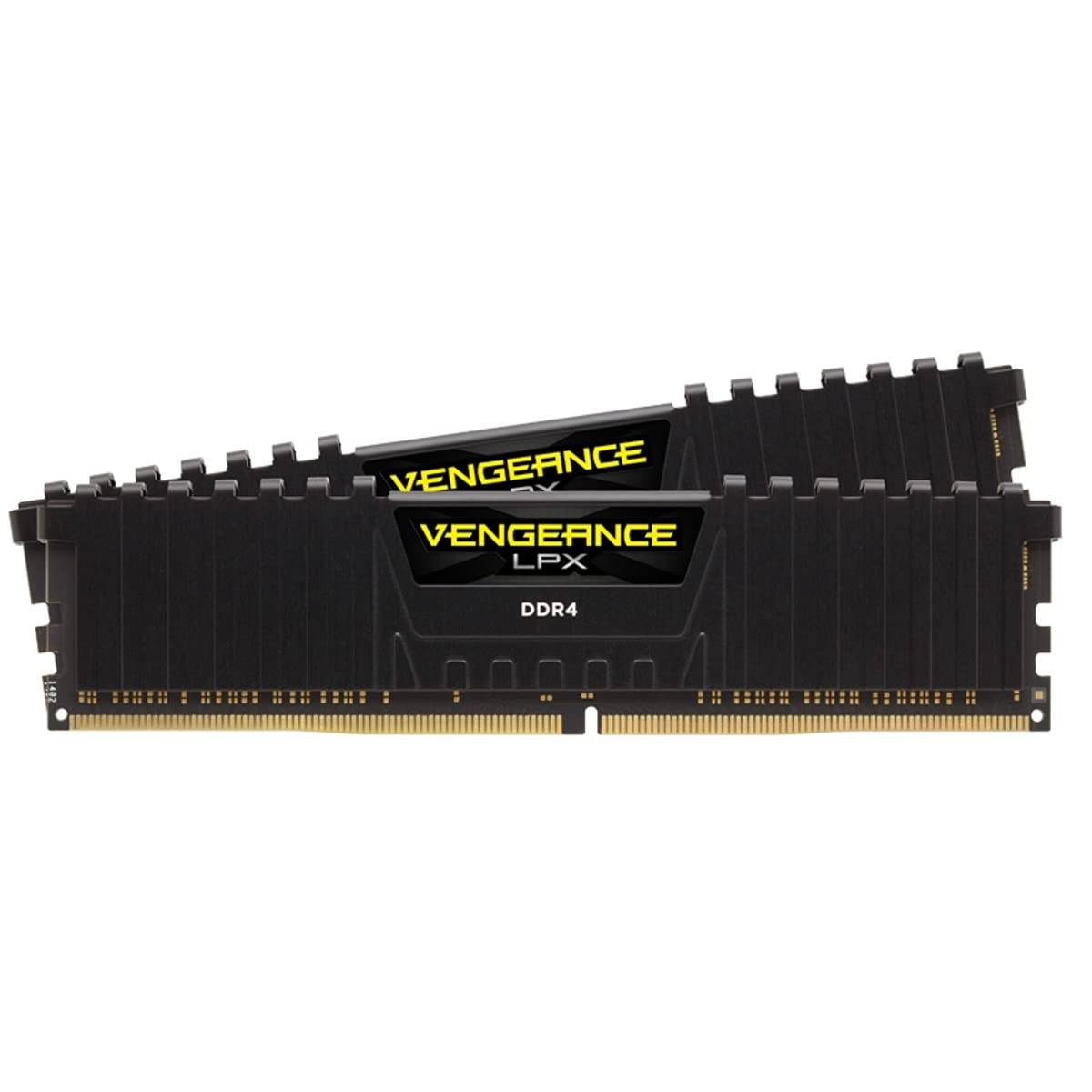 CORSAIR Desktop PC Memory VENGEANCE LPX Series 16GB x CMK16GX4M2E3200C16 DDR4-3200MHz [8GB 2] svart