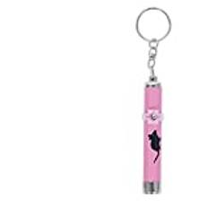 Inomhus katt- och hundleksak katt och hund LED-pekare lampa penna husdjursträningsverktyg interaktiv husdjursleksak rolig kattpinne, rosa