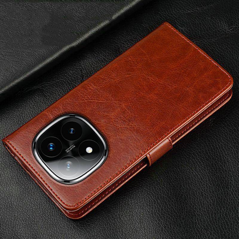 Bokfodral För Xiaomi Redmi Note 14 Pro Plus 13 Redmi A5 A3 14C 12C 10C 13C Poco X7 Pro X5 6X M7 M6 Blomma Läder Plånbok Flipskydd Kortfack kvinnor