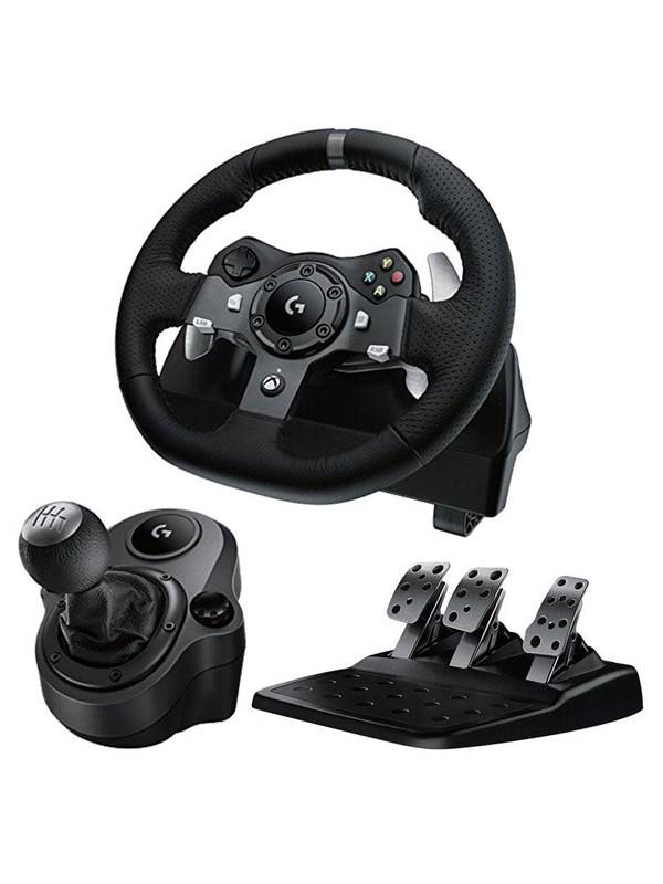 Logitech G920 Driving Force + Driving Force Shifter Bundle - Wireless Wheel, gamepad and pedals set - Microsoft Xbox One