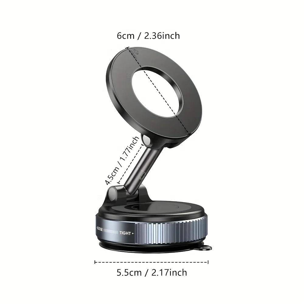 Magnetic Phone Holder 360° Suction Cup Stand iPhone Android Desktop Mount