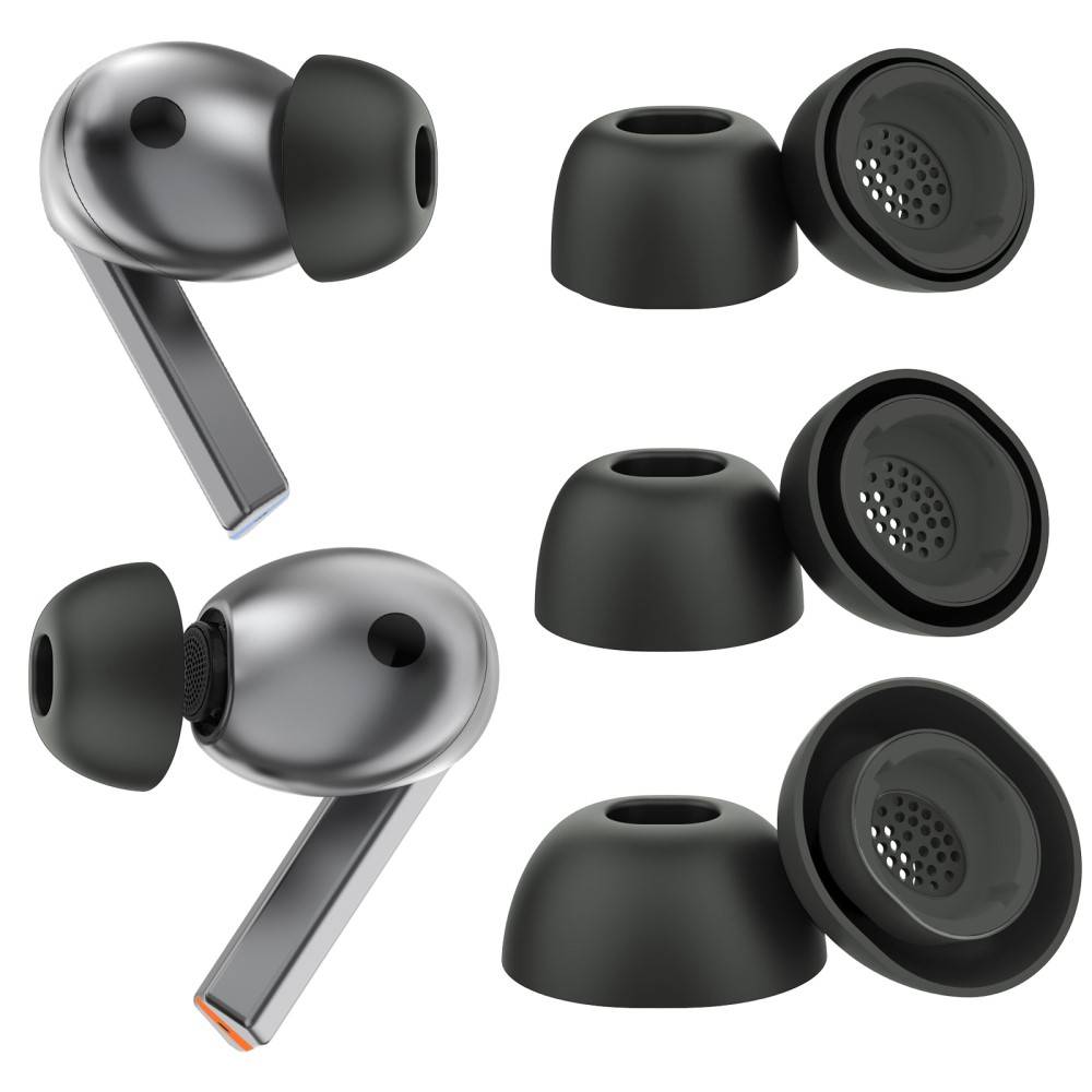 Ahastyle Ear Tips (3-pack) Samsung Galaxy Buds 3 FE svart