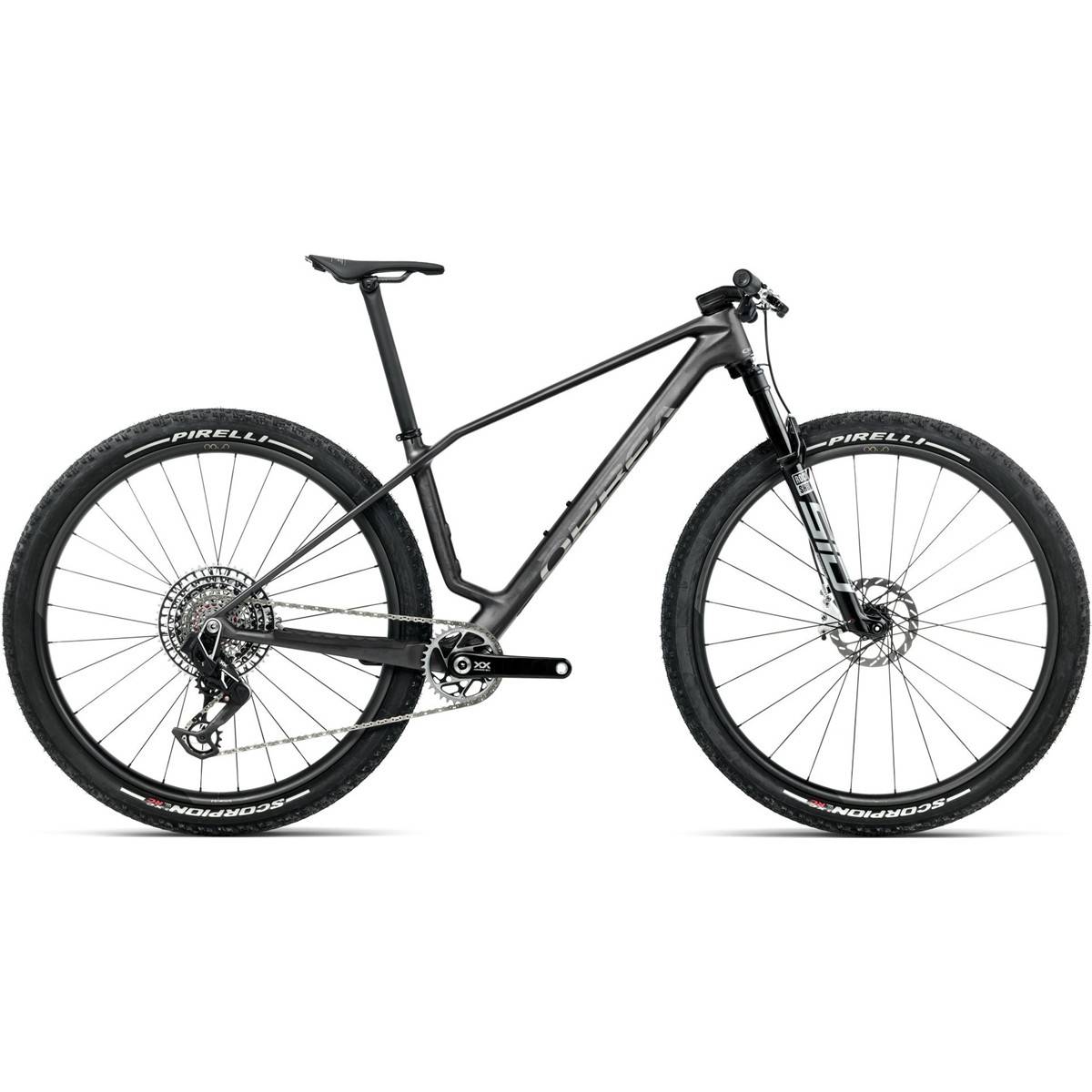 Hardtail MTB Orbea Alma M-LTD XX SL AXS Diamond Carbon View m - Grå ( )